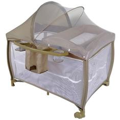 Berço Cercado Portatil Burigotto Aconchego New Beige