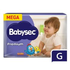Fralda Babysec Galinha Pintadinha Premium Mega G 26 Unidades
