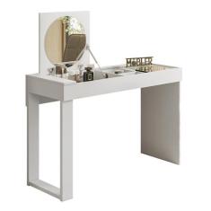 Escrivaninha Penteadeira Play Espelho Basculante e Vidro - Mobler, Bra