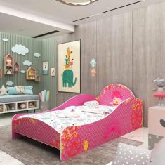 Cama Infantil Princesinha 090 Rosa  - Rede Móveis
