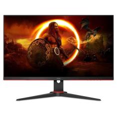 Monitor Gamer AOC 23.8", Full HD, 100Hz, 1ms, IPS, DisplayPort e HDMI, Adaptive-Sync, - 24G2E1-Unissex