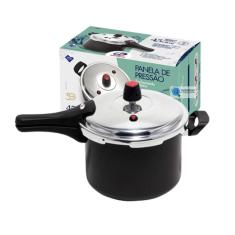 Panela De Pressão 4,5L Antiaderente Teflon Preto