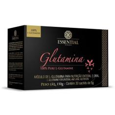 Glutamina L-Glutamine 100 Pure Glutamina - Essential Nutrition - 30 Sa