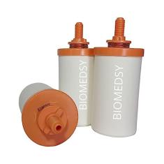 Biomedsy Filtro de Água Tratador de Água 3 unds - Purifica, Ioniza, Eleva o Ph e Libera Magnésio