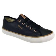 Tenis Feminino Casual Couro Coca Cola Stream Leather CC2338