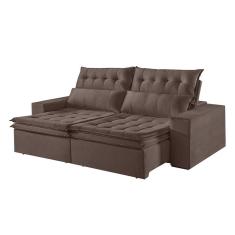 Sofá 5 Lugares Retrátil e Reclinável Martins M-118 Veludo