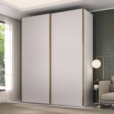 Guarda Roupa Solteiro Sem Espelho 2 Portas 3 Gavetas Veneto Branco