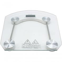 Balança Digital Para Banheiro E Academia Corporal 180 Kg Eletrônica Lcd Em Vidro Temperado