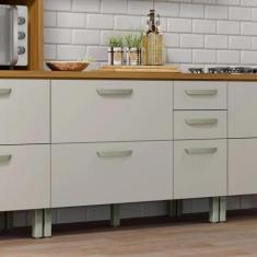 Balcão de Cozinha 2 Portas 3 Gavetas 120cm Princesa 100% Mdf - Nesher 