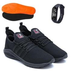 Tênis Feminino Caminhada Academia Com Palmilha Gel + Relógio-Feminino