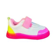 TÊNIS PAMPILI INFANTIL POM POM BRANCO E COLORIDO 699025-Feminino