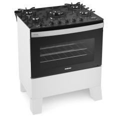 Fogão 5 Bocas Itatiaia Itaglass Plus com Acendimento Automático Branco Bivolt