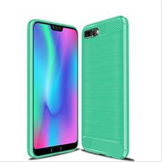 Capa para Huawei Honor 10, capa de material de fibra de carbono, macia, antiderrapante, antiimpressões digitais, capa totalmente protetora para Huawei Honor 10