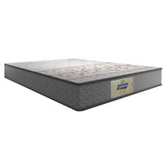 Colchão Casal Molas Gazin Flora Cinza/Branco 138x188x22cm - Suporta Até 110 Kg Por Pessoa