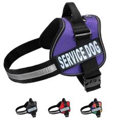 Doggie Stylz Colete para cães de serviço – Peitoral durável e reflexivo para cães de serviço, colete ajustável para cães, PPP, PP, médio e grande – Colete de serviço confortável para cães de trabalho