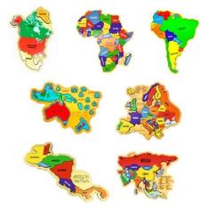 Kit Quebra-cabeça Mapas - Drackma