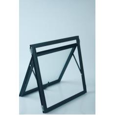 Janela para banheiro 60x60 - Esquadrias e Vidraçaria Queiros