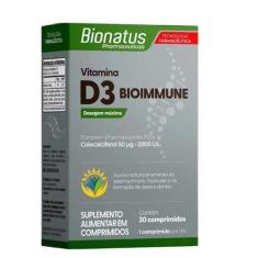 Vitamina D3 BioImmune 30 Comprimidos - Bionatus