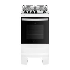Fogão 4 Bocas Atlas Agile Up Glass com Mesa Inox e Acendimento Automatico Branco Bivolt