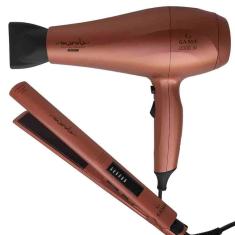 Kit Prancha Led E Secador De Cabelo Marula Bivolt