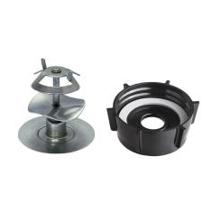 Conjunto Lâmina De Milkshake Com Base Plástica E Anel De Vedação Para Liquidificadores Oster