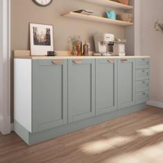 Cozinha Modulada 2 Peças com Tampo 2 Balcões CabeCasa MadeiraOriginals