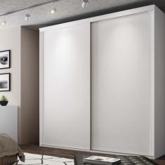 Guarda Roupa Casal 2 Portas MDF 2,07 m Inovatto Belmax, Branco