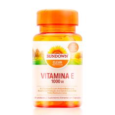 Vitamina E 1000UI Sundown com 30 Cápsulas Sundown Naturals 30 Cápsulas