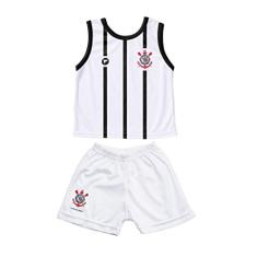 Conjunto Corinthians Bebê Regata - Torcida Baby