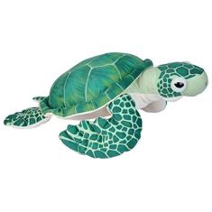 Pelúcia Sea Turtle, bicho de pelúcia, brinquedo, presente para crianças, oceano de 23 cm, verde