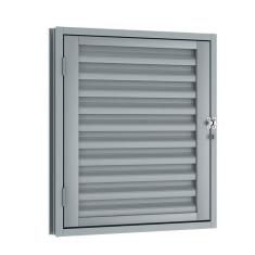 Porta de Aço Alçapão 80x60cm com Porta Cadeado Riobras Cinza