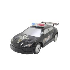 Brinquedo Carrinho Esportivo De Policia Fricção Preto