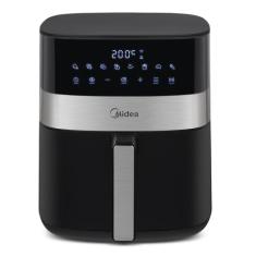 Fritadeira Air Fryer 6L Smart Chef Plus cor Preta Midea, Preto, 220V