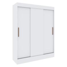 Guarda-Roupa 3 Portas Correr 2 Gavetas Flórida Multimóveis VCR4142, Br