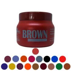 Mascara Matizadora Mairibel Profissional 250g Escolha Cor, BROWN