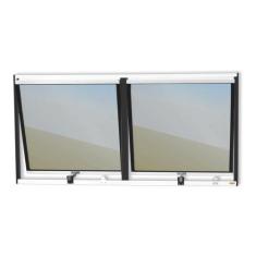 Janela de Alumínio Maxim-ar 2 Seções 60x120cm Vidro Espelhado Plus Bri