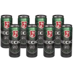 Cerveja Becks Puro Malte Lager Lata 350ml - 8 Unidades