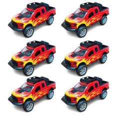 Kit 6x Brinquedo Carrinho Camionete Jeep 4x4 - AP TOYS