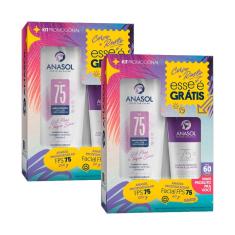 Kit 2 und Anasol Protetor Solar FPS 75 200g + Facial 60g