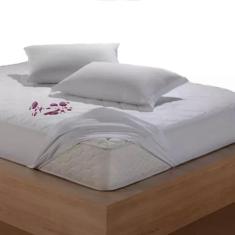 Lençol Protetor Capa Colchão Impermeavel Casal Protege Contra Sujeira 