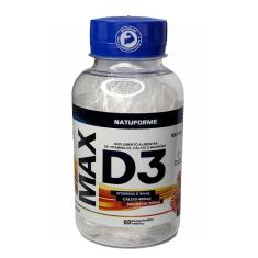 Max Vitamina D3 Com Cálcio E Magnésio 60 Comprimidos 1000Mg