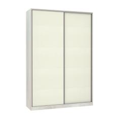 Guarda-roupa 2 Portas De Correr 160Cm Crema Com Kashmir