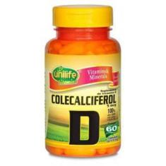 Vitamina D 60 Cápsulas 470mg Colecalciferol - Unilife