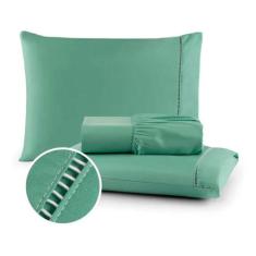 Jogo de Lençol Casal Queen 4 Peças 400 Fios Aveludado - Gaby enxovais,