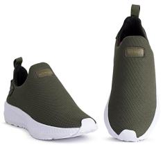Tênis Academia Feminino Slip On Masculino Conforto Calce Fácil Treino Dia a Dia-Feminino