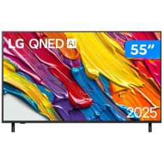 Smart TV 55" LG 4K QNED 55QNED82ASG webOS 25 7 AI Processor Alexa 3 HD