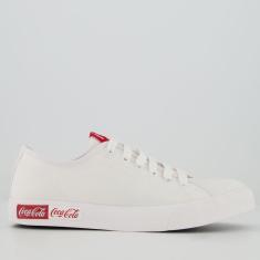 Tênis Coca Cola Blend Classic Branco-Unissex