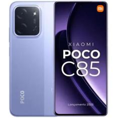 Smartphone Celular POCO C85 Lançamento Xiaomi 2025 50mp tela 6,9 120Hz