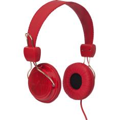 Fone de Ouvido Chilli Beans Supra Auricular Vermelho PERK TM-613MV/3-3