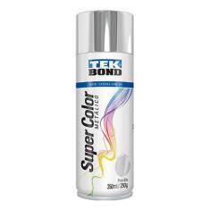 Tinta Spray Cromado Metalico 350ml - Tekbond - Não Especificado